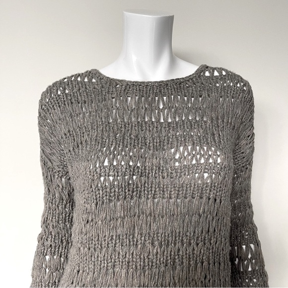 VINCE Open Weave Knit Sweater - Picture 2 of 9